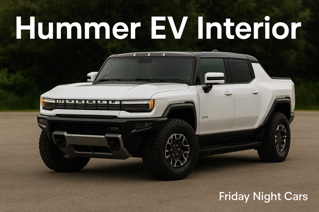 Hummer EV Interior